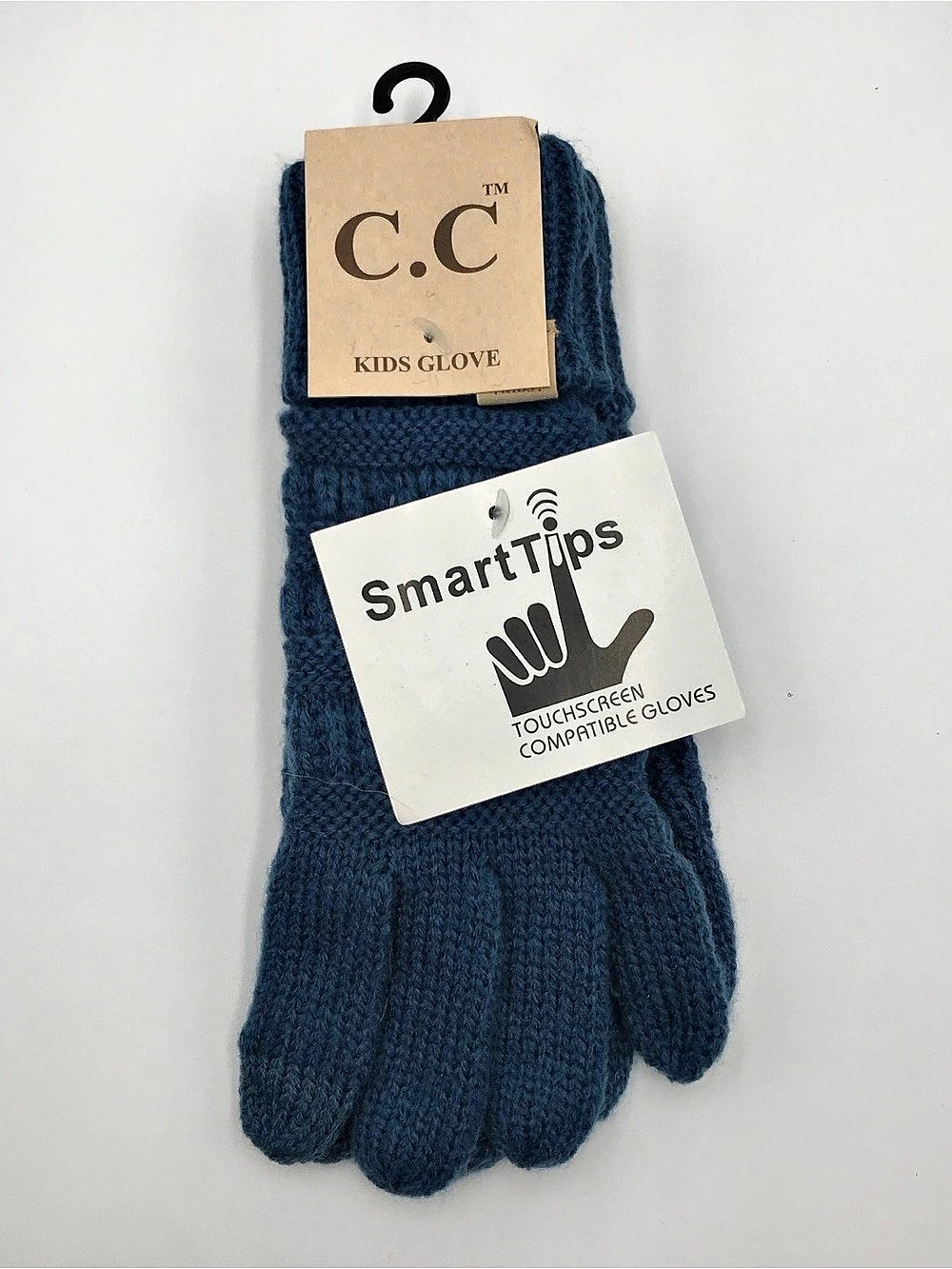 C.C Kids Glove SmartTips Touchscreen Gloves in Blue NWT